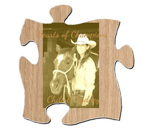 Wood Puzzle wall art personalized and engraved with your photo